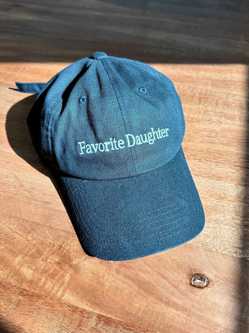Favorite Daughter Classic Logo Baseball Hat – Black 🖤